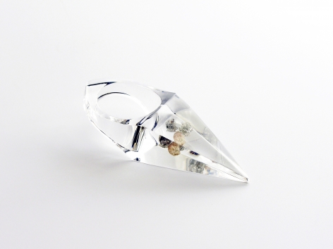 Ted Noten, acrylic, jewelry, diamonds, contemporary Dutch Jewelry