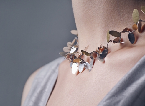 "Mol"- flexible neckpieces by Claudia Geiger