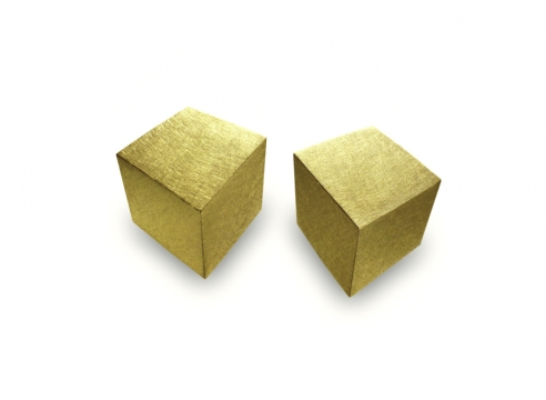 Cubes earrings by Claude Chavent